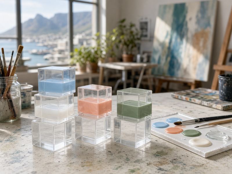 Acrylic blocks at Art Studio Prime Forest