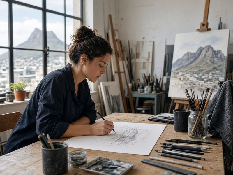 Drawing foundations at Art Studio Prime Forest
